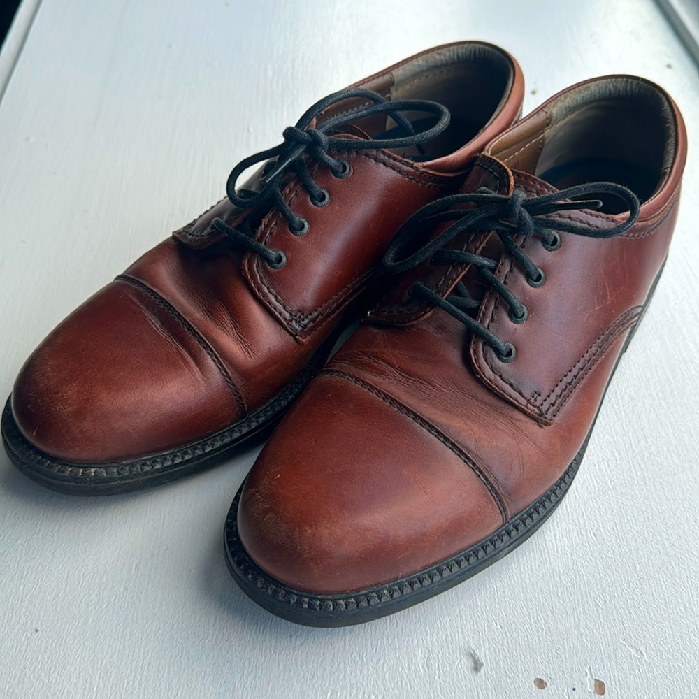 Dockers Brown Leather Dress Shoes